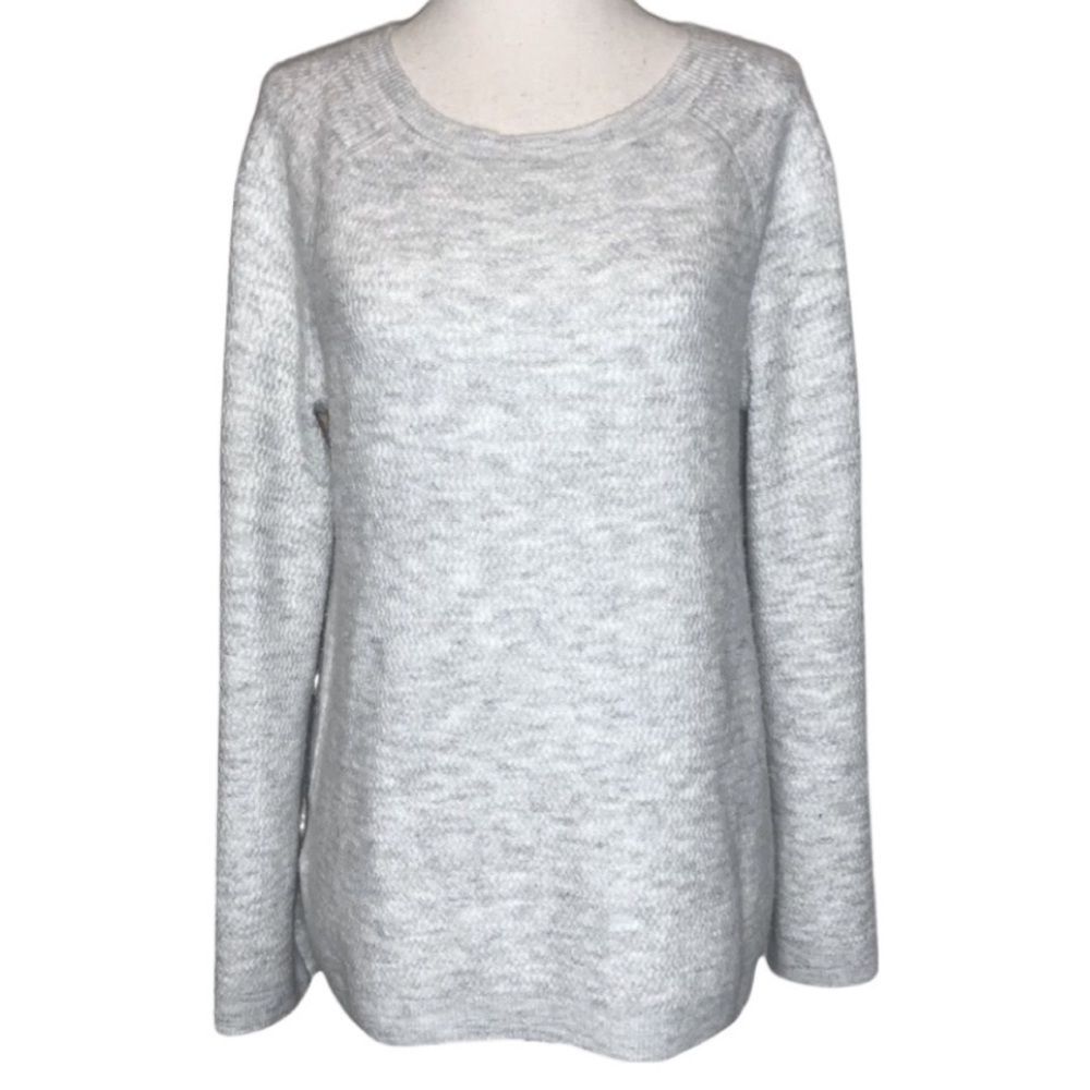 ANN TAYLOR LOFT GREY SWEATER XS NWT